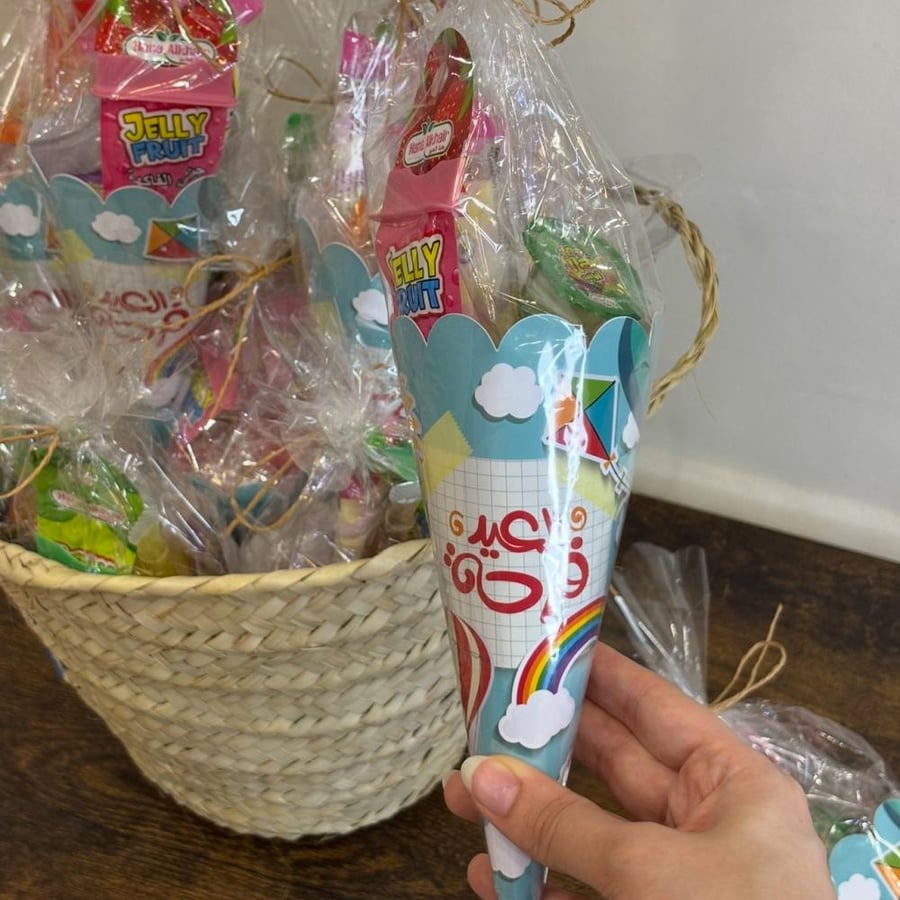 Eid distributions ice cream cones with packaging 12 pieces