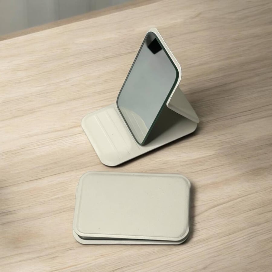 Leather print mirrors
