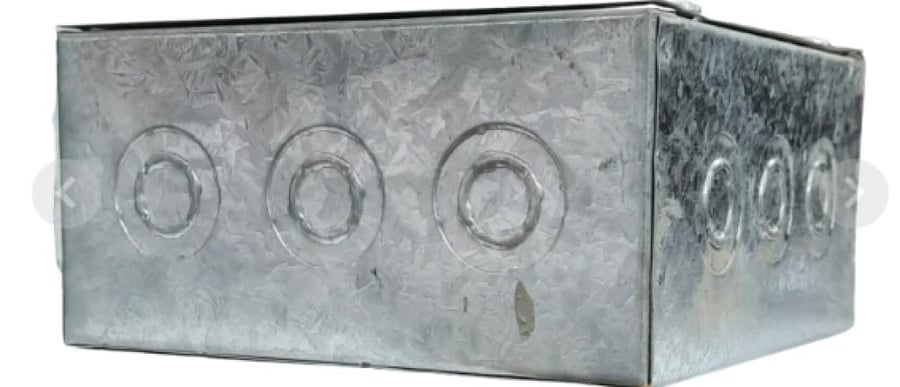 قسام كهرباء حديد عمق 10 سم 20*20 بوكس علبة box