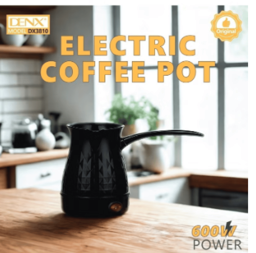غلاية قهوة كهربائية من ماركة DENX، طراز DX3810.