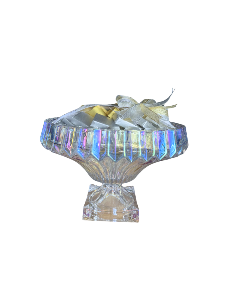 Glass chocolate plate - 975 grams