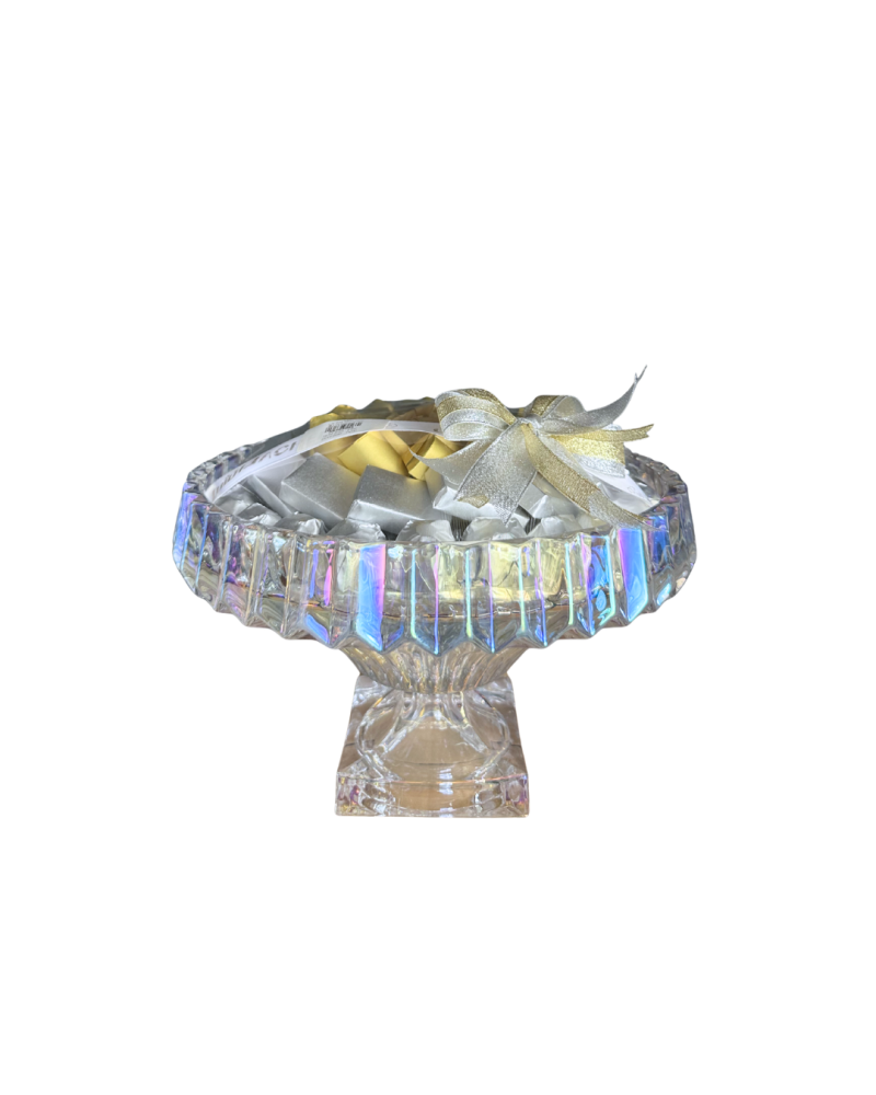 Glass chocolate plate - 975 grams