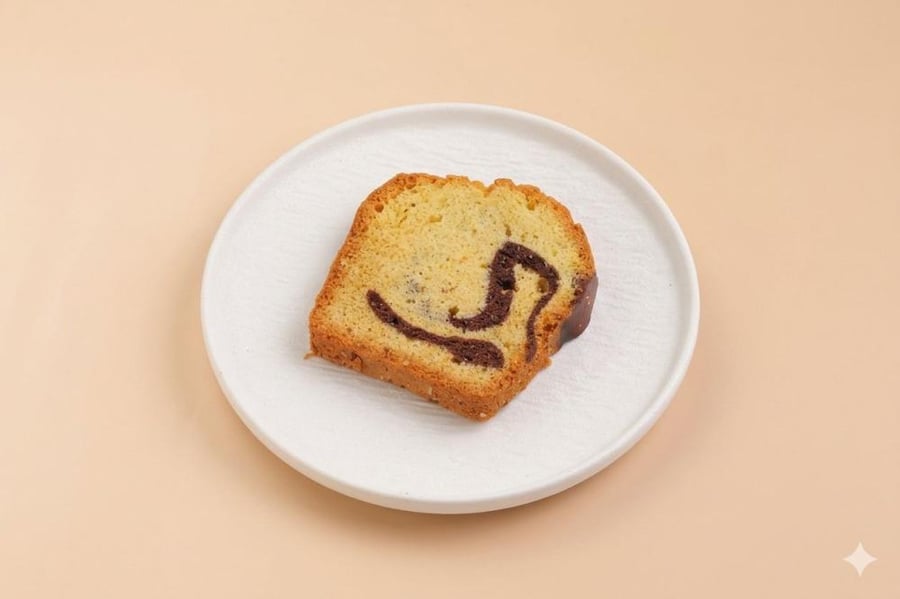 English cake marble slice