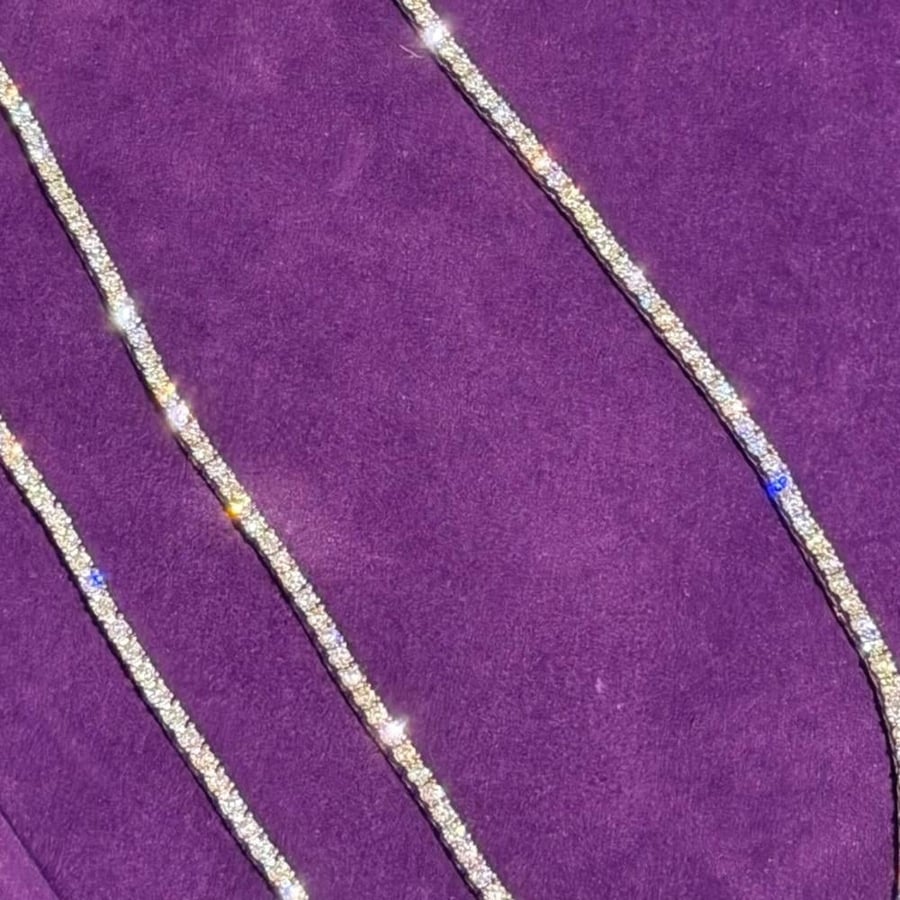 Tennis Moissanite سوار تنس بالموزنايت