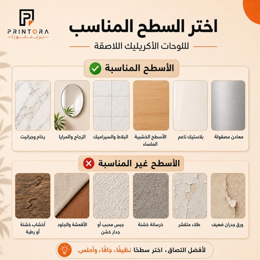 الأسطح المناسبة لتركيب لوحة الفتاة التجريدية الأكريليك