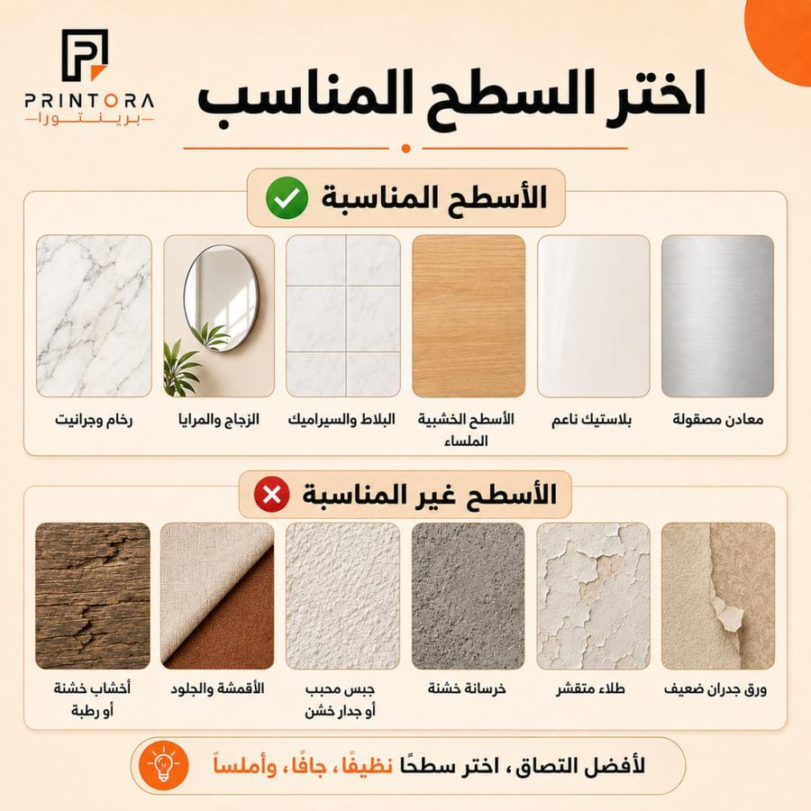 الأسطح المناسبة لتركيب لوحة قرون الظبي الأكريليك