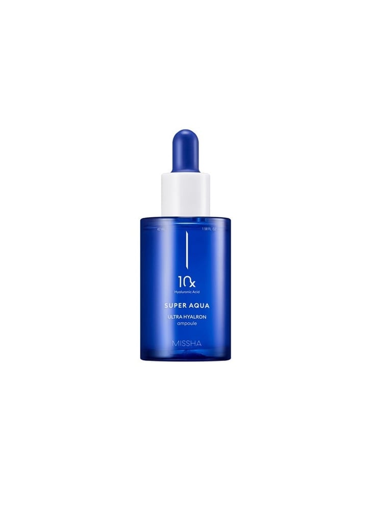 Missha Korean X Super Aqua Ultra Hyalron Ampoule With Hyaluonic Acid To Calm Down Sensitive Skin ml