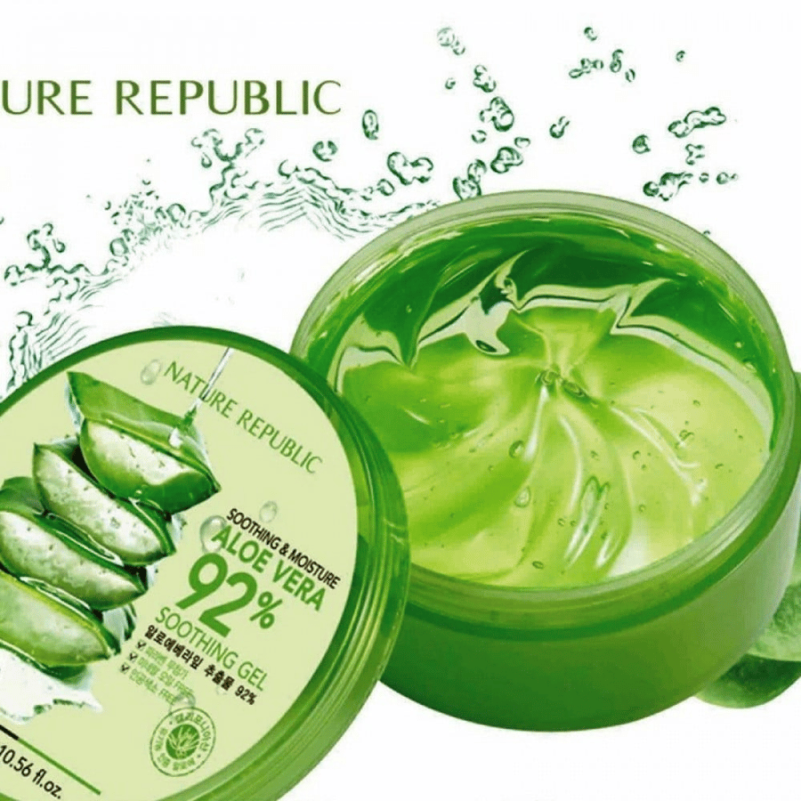 جل الصبار العضوي 92 ناتشور ريبابليك 300 مل - ترطيب