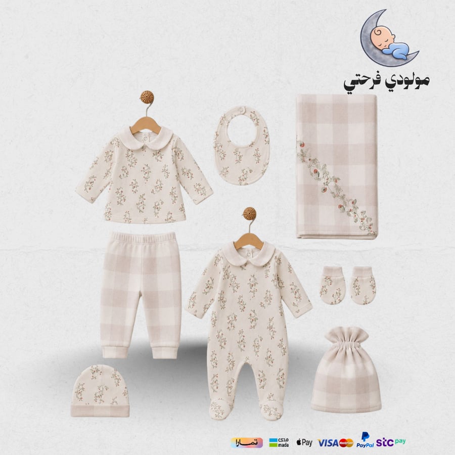 طقم 7 قطع ماركة -خامه تركية تركي