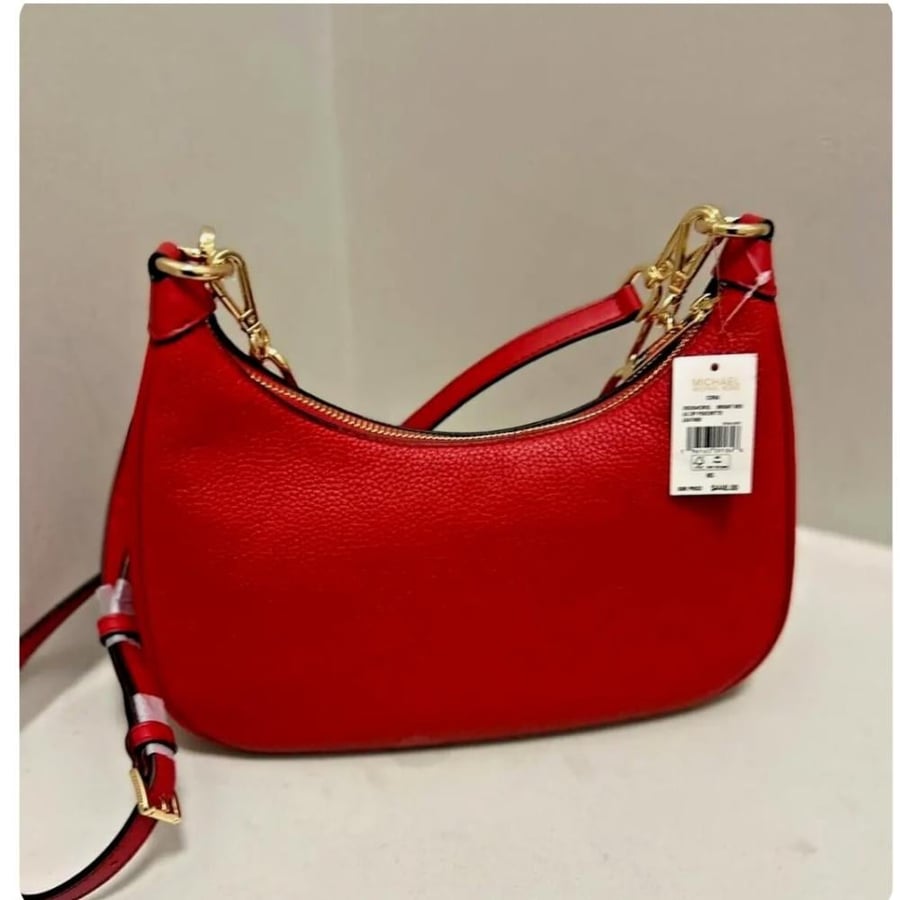 شنطة مايكل كورس Michael Kors Cora Large size, with chain link Shoulder/Xbody