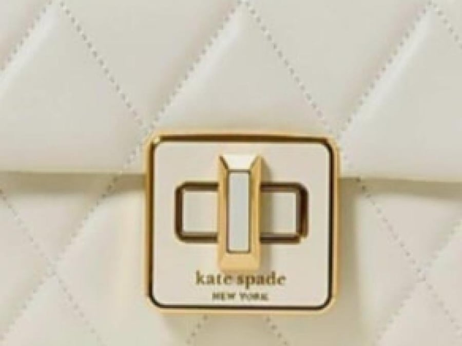 كيت سبيد Kate Spade Carey Smooth Quilted Wallet on Chain