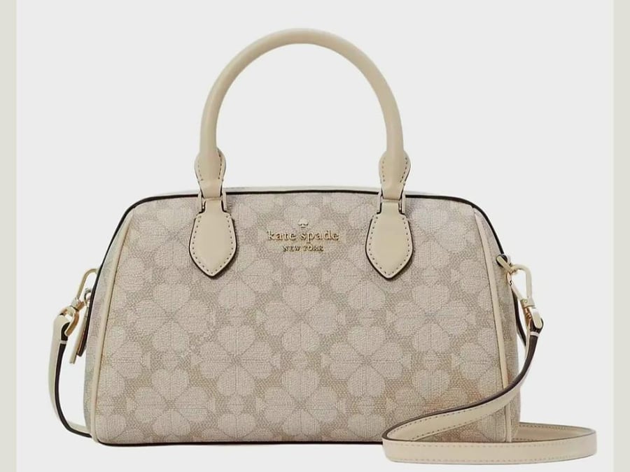شنطة كيت سبيد Kate Spade Flower Duffle Small Satchel/Xbody