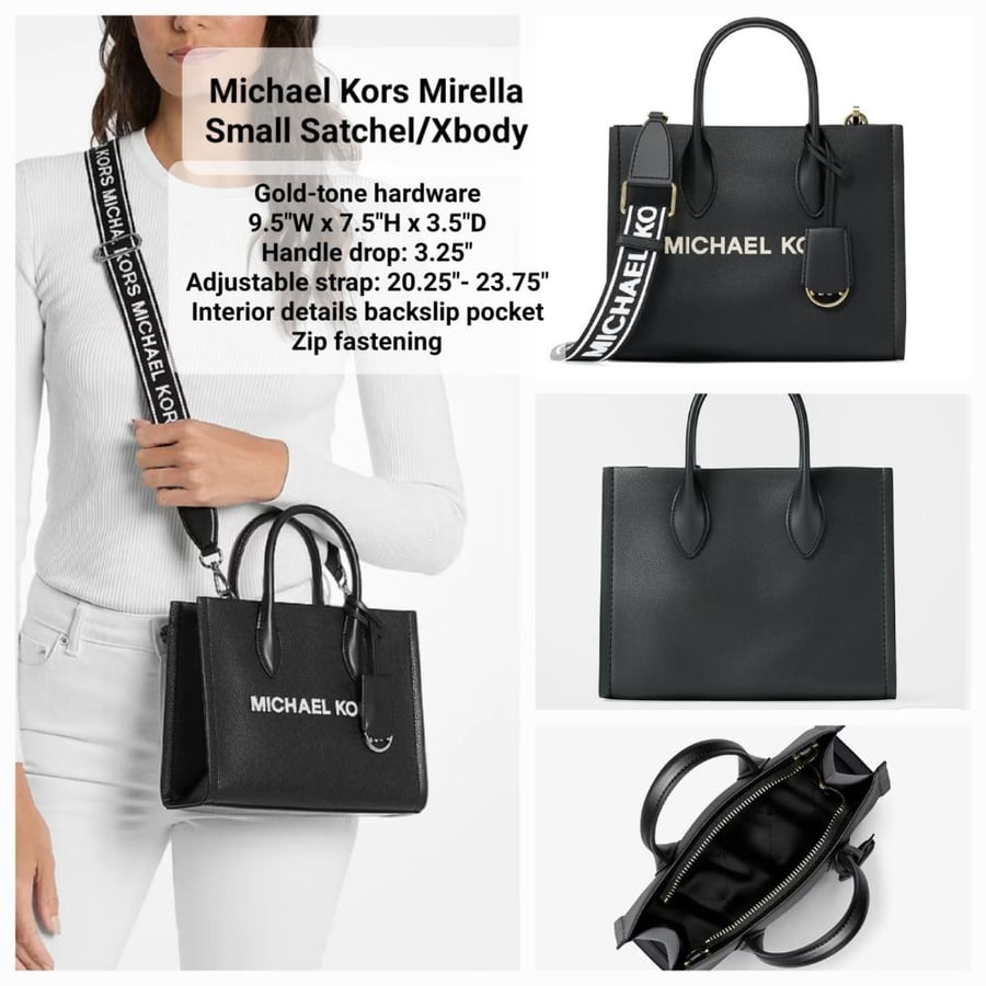 شنطة مايكل كورس Michael Kors Mirella Small Satchel/Xbody