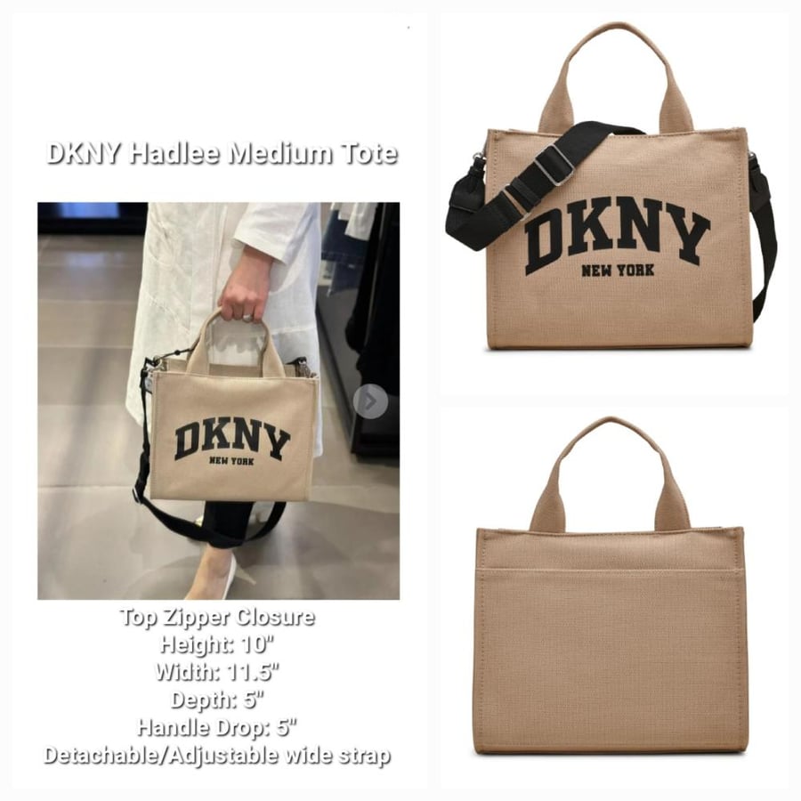 شنطة دكني DKNY Hadlee Medium Zip Tote