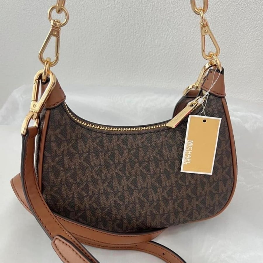 شنطة مايكل كورس Michael Kors Cora Small size with with chain link Shoulder /Xbody