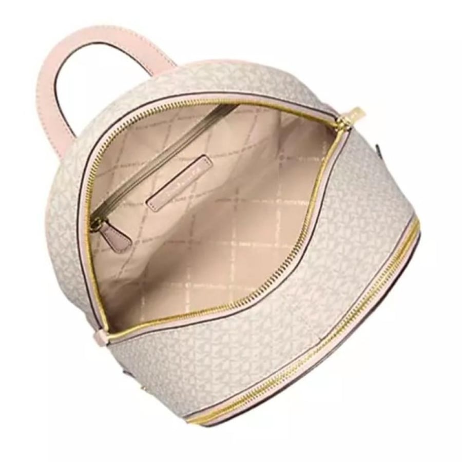 شنطة مايكل كورس Michael Kors Rhea Medium Backpack Powder Blush Multi color