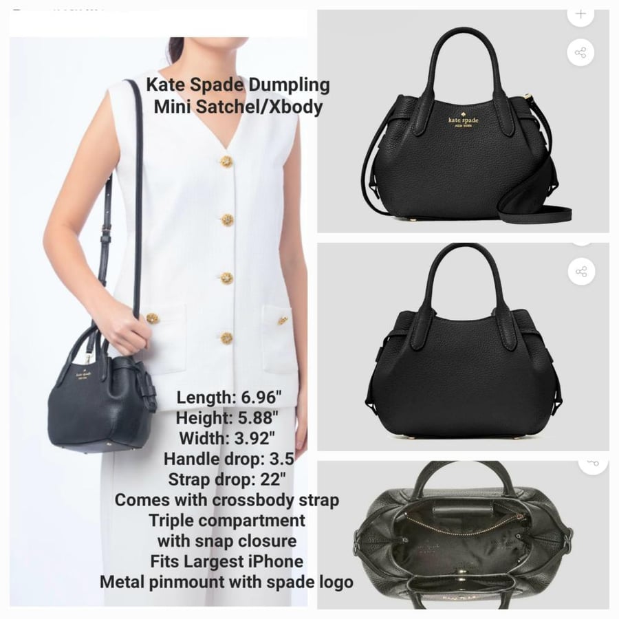 شنطة كيت سبيد Kate Spade Dumpling Mini Satchel/Xbody