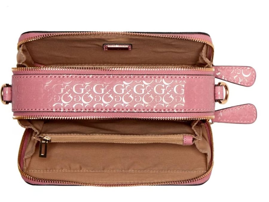 شنطة  جيس Guess Lewistown Double Zip Xbody
