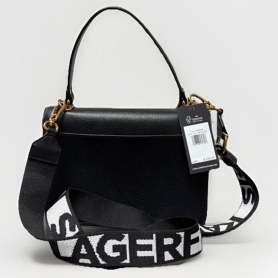 شنطة كارل لاغرفيلد Karl Lagerfeld Simone Top handle Xbody with rivets,  with KL dustbag