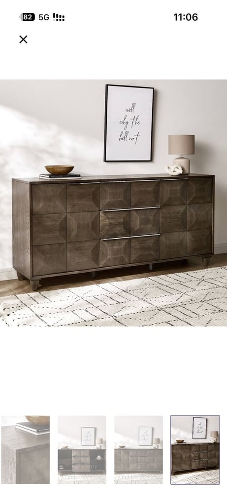 Two-meter by 50-centimeter dining hall buffet with oak veneer
