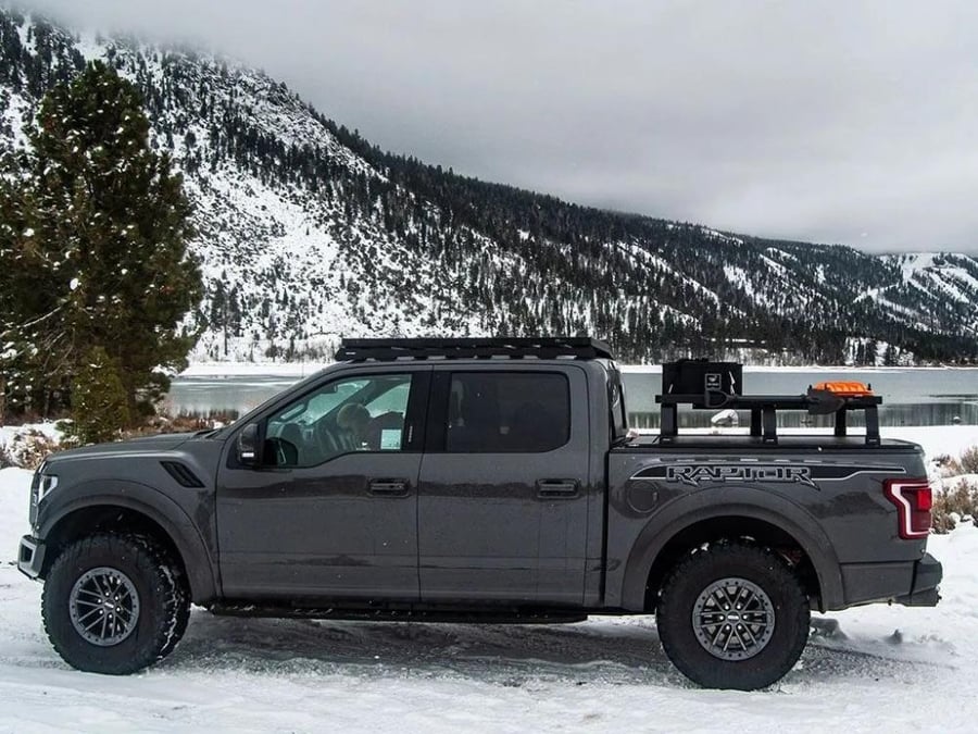 FORD F-150 CREW CAB (2009-2025) SLIMLINE II ROOF RACK KIT / LOW PROFILE