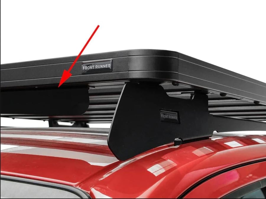 FRONT RUNNER WIND DEFLECTOR 45MM LIP WIDE PAIR /1345MM(W) WDST006