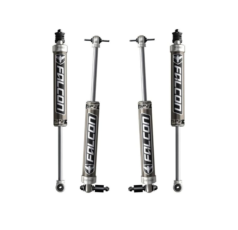 طقم مساعد سيارة Falcon SP2 2.1 Monotube (رفع 1.5–2.5 بوصة) لجيب جي كيه 2 باب - تيرا فليكس