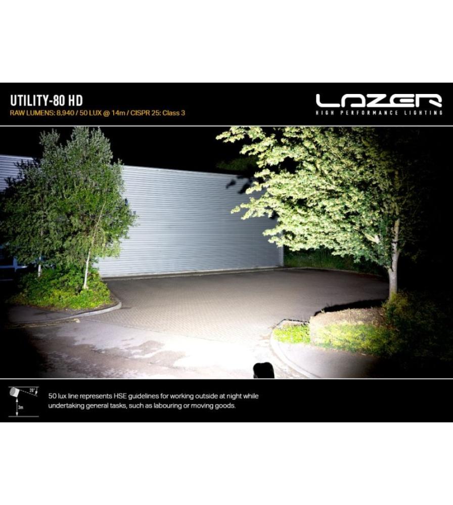 Work light - Lazer - Utility 80 - HD - 4'' - Work / Scene