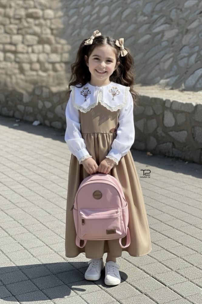 School uniform dress + shirt