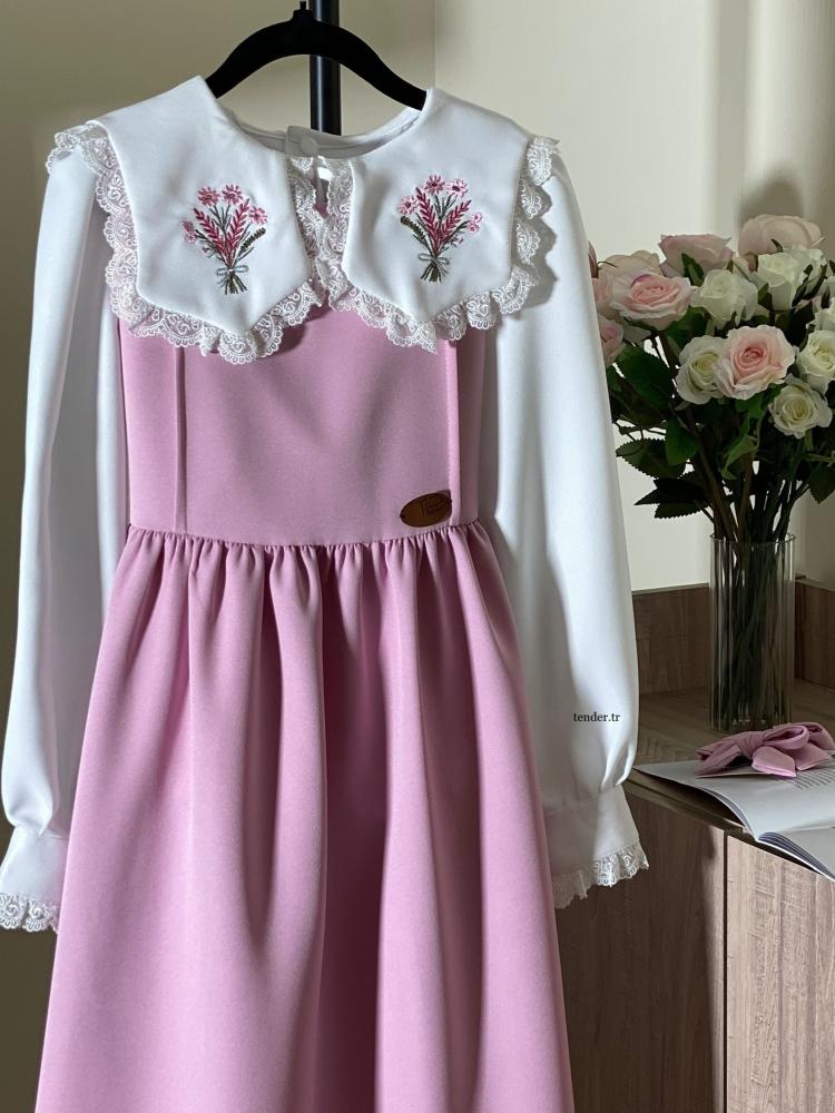 School uniform dress + shirt