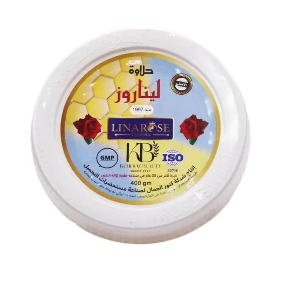حلاوة ليناروز لإزالة الشعر ٤٠٠ جم أصفر