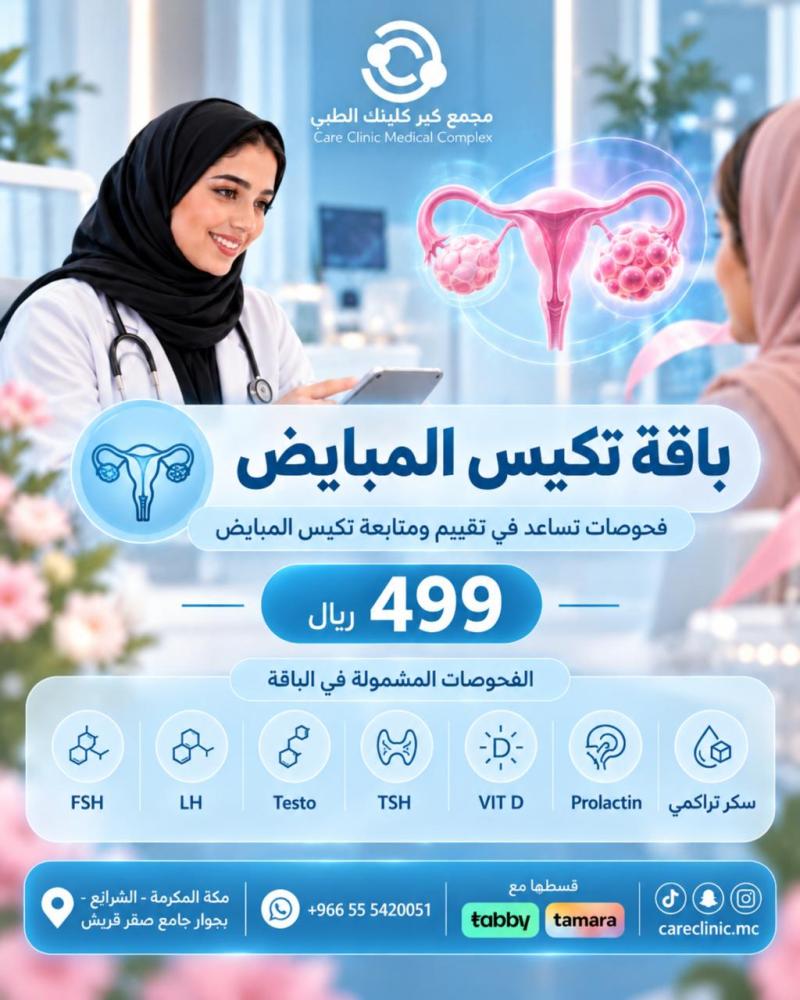 النساء و التوليد - باقة تكيس المبايض