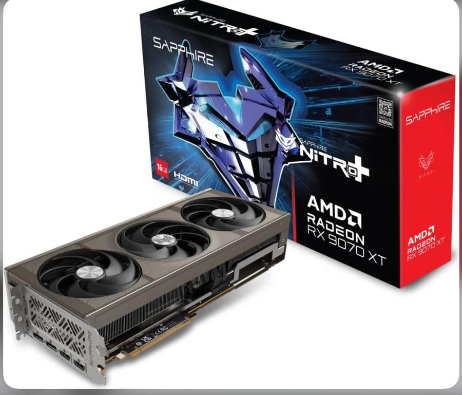 Sapphire NITRO+ AMD Radeon RX 9070 XT OC 16GB GPU - تمارا -