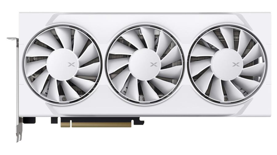 XFX Swift AMD Radeon RX 9060 XT OC Triple Fan 16GB GPU - White  - تمارا -