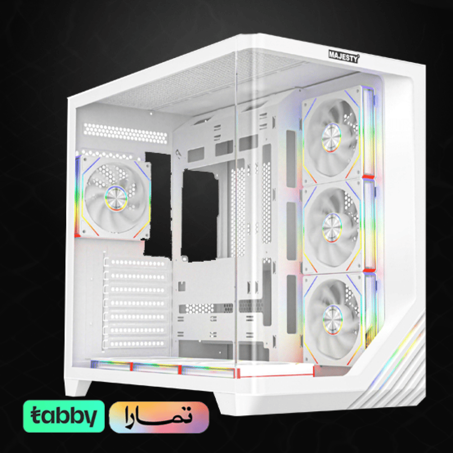 RTX 5070 - RYZEN 5 7500F فل وايت
