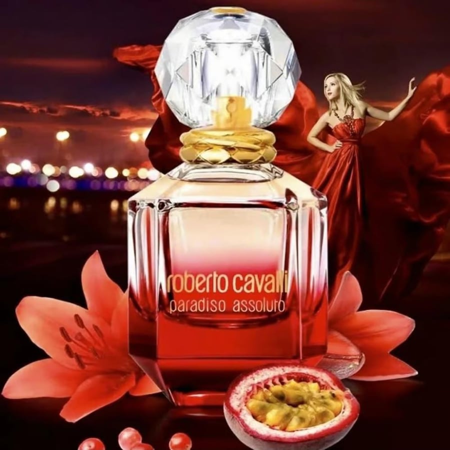 عطر بارادايسو اسولوتو الاحمر من روبرتو كفالي او دو بارفيوم 75 مل