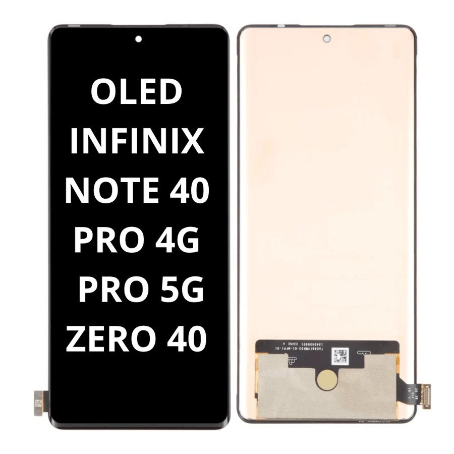 شاشة OLED أصلية إنفنيكس نوت 40 برو (4G / 5G) / زيرو 40 - شاشة عرض بديلة مع اللمس