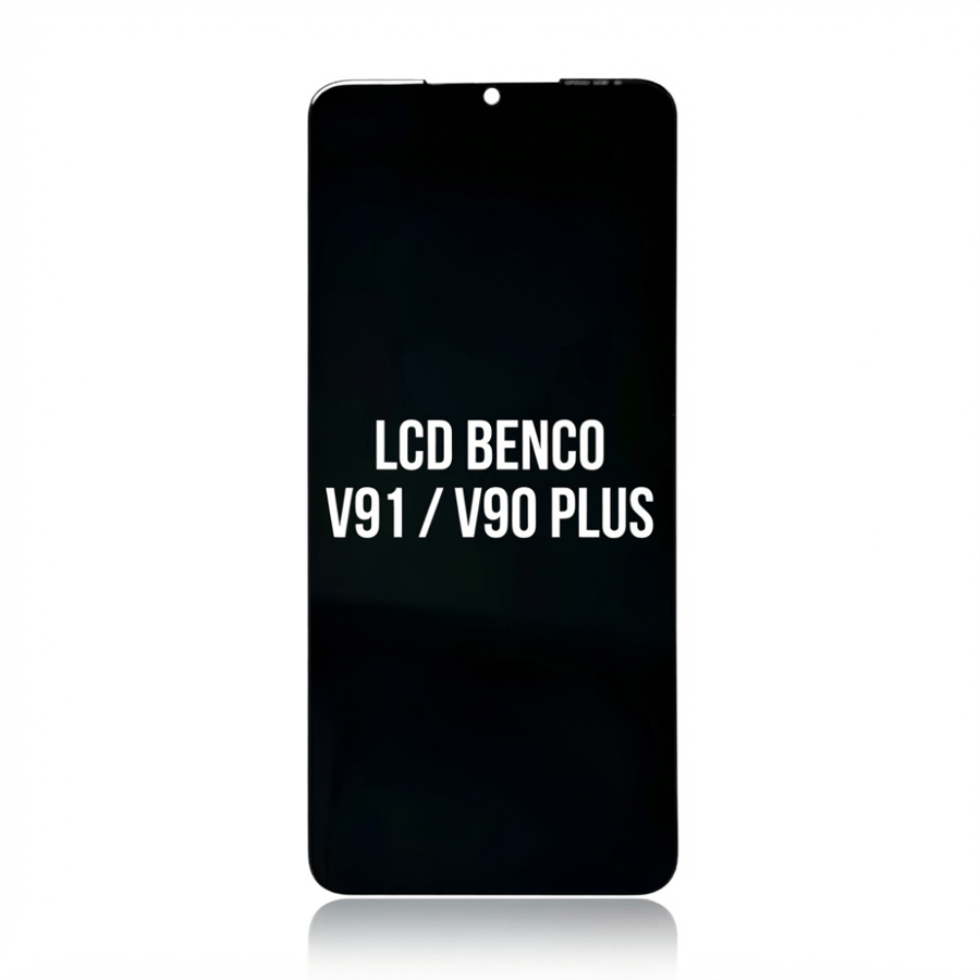 شاشة LCD بديلة متوافقة مع Benco V91 / V90 Plus مع طبقة التاتش