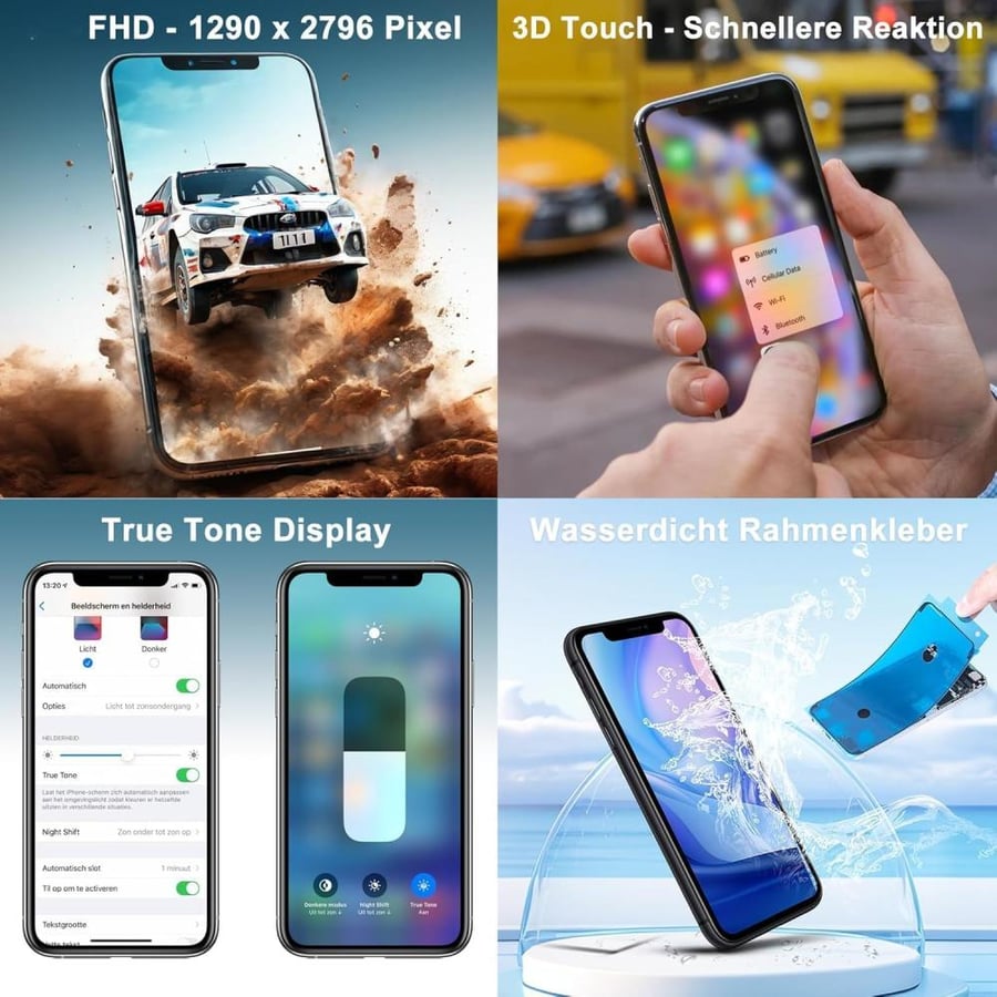 شاشة LCD تعمل باللمس بديلة لهاتف iPhone 15 Pro Max (علامة GC التجارية)