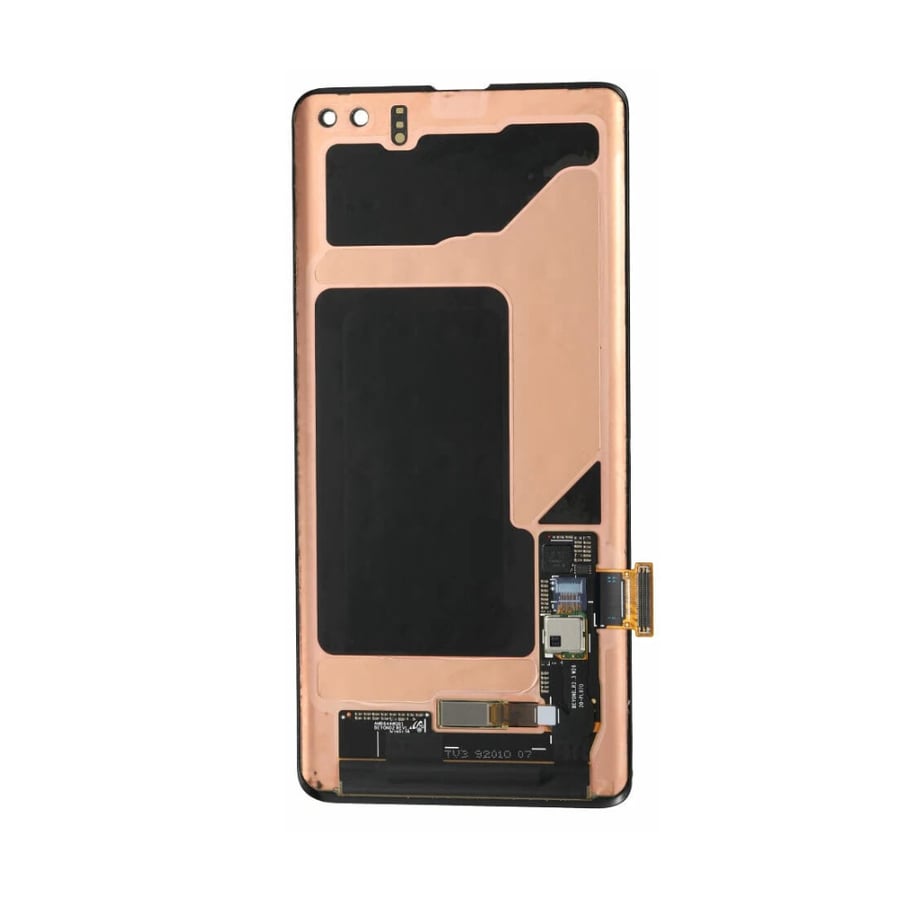شاشة LCD لهاتف سامسونج اس 10 بلس (أوليد) باللون الأسود
