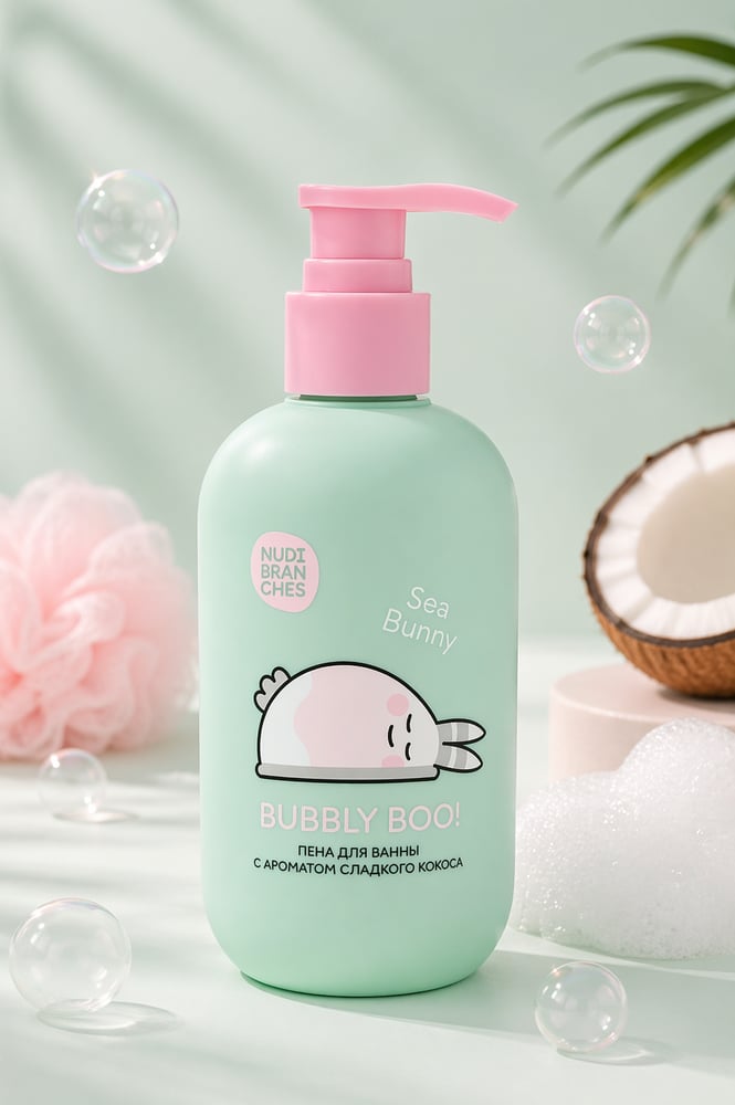 رغوة معطره للاستحمام نوديبرانشز بابلي بو! سويت كوكونت