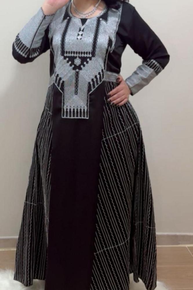 فستان سميه ربع كلوش2