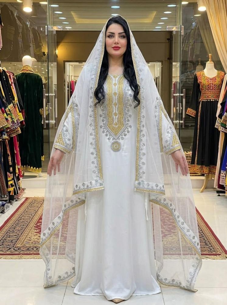فستان سوزان مع طرحه بشت