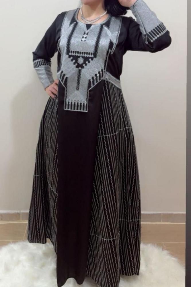 فستان سميه ربع كلوش2