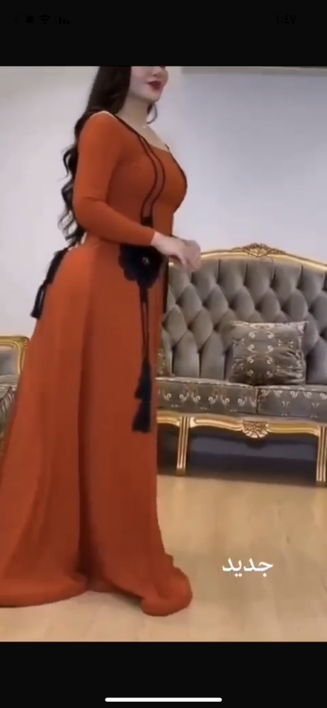 فستان كريب استرتش