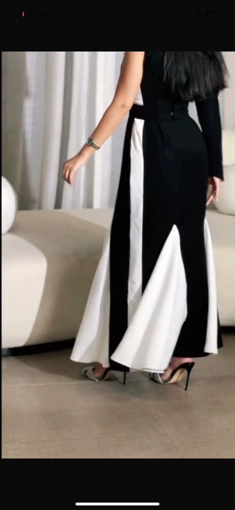 فستان كريب استرتش