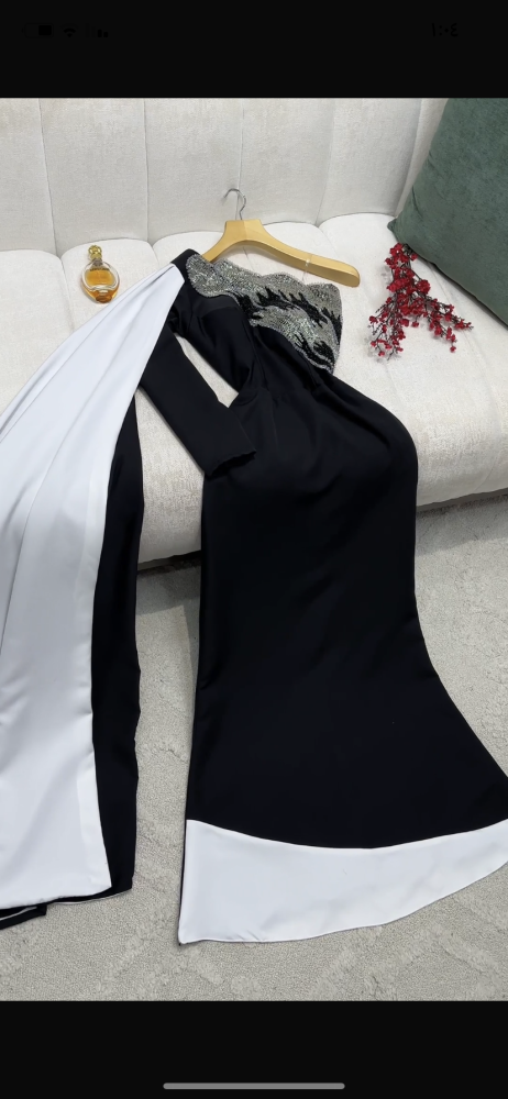 فستان  كريب باربي