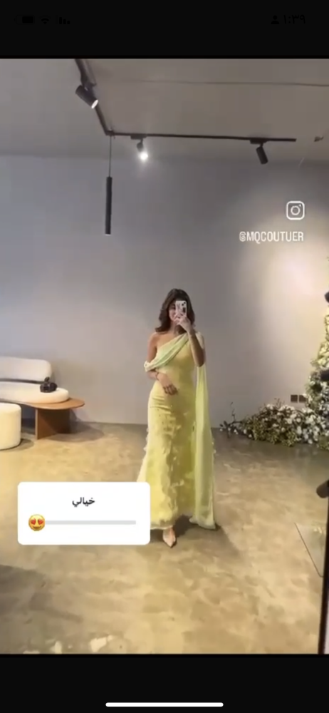 فستان جورجيت شيفون