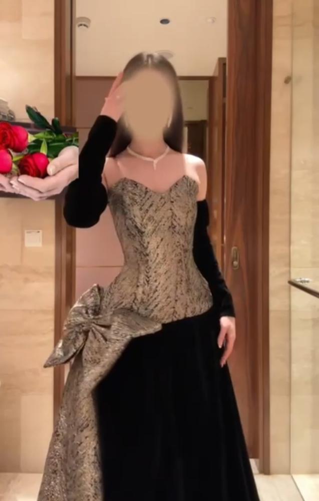 فستان سهره راقي اسود
