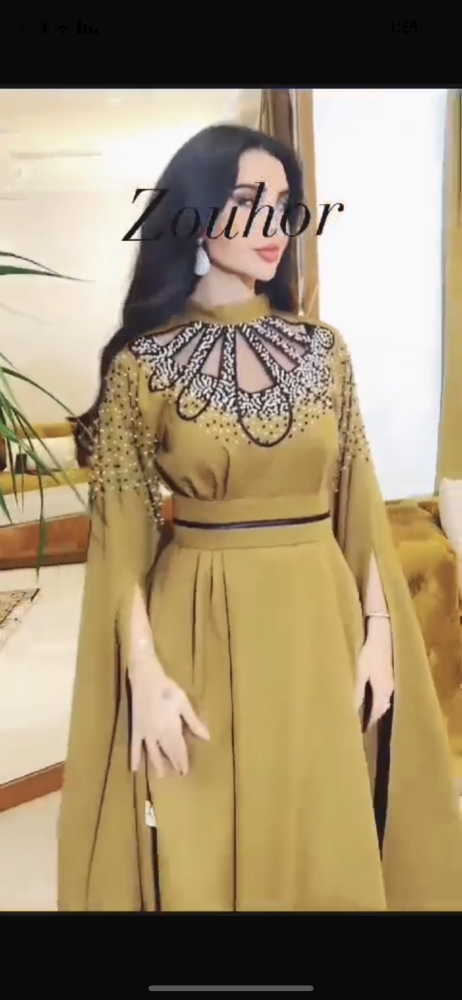 فستان الخامه تفته كريب